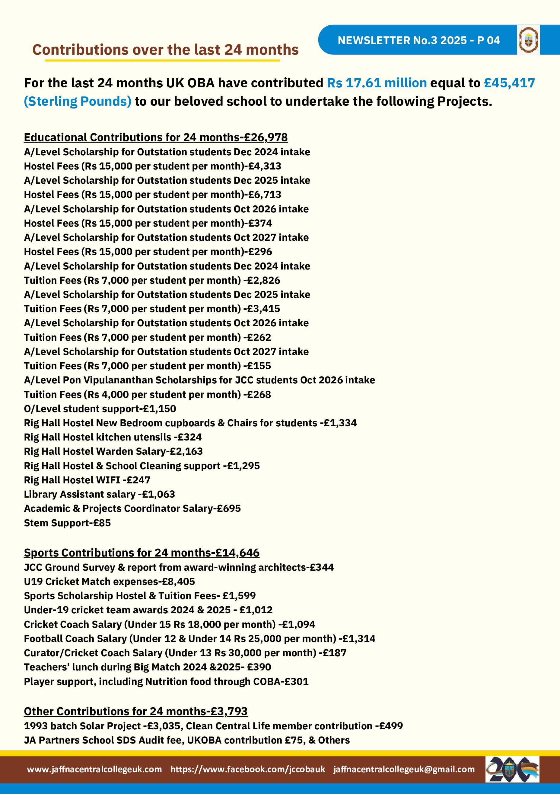 JCC OBA UK Newsletter - 2025 Page 3
